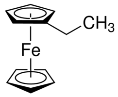 Structure of Ethylferrocene CAS 1273 89 8 - HTPB CAS 69102-90-5