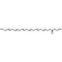 structure of DHA EE CAS 84494 72 4 or 1020718 25 5 - cis-5,8,11,14,17-Eicosapentaenoic acid ethyl ester CAS 73310-10-8 or 86227-47-6