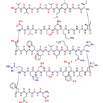 Structure of Beta-Amyloid(1-40), CAS 131438-79-4