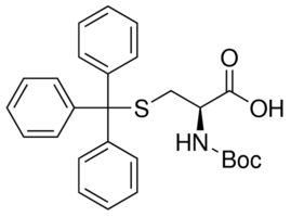 Structure of Boc-Cys(Trt)-OH CAS 21947-98-8