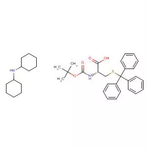 Structure of Boc-Cys(Trt)-OH DCHA CAS 26988-59-0