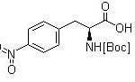 Structure of Boc-Phe(4-NO2)-OH CAS 33305-77-0