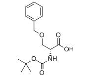 Structure of Boc-Ser(Bzl)-OH CAS 23680-31-1