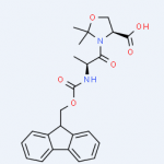 Structure of FMOC-ALA-SER(YME,MEPRO)-OH CAS 252554-78-2