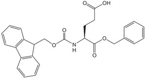 Structure of FMOC-GLU-OBZL CAS 122350-52-1
