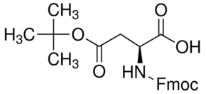Structure of Fmoc-Asp(OtBu)-OH CAS 71989-14-5