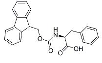 Structure of Fmoc-D-Phe-OH CAS 86123-10-6