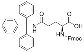 Fmoc-Gln(Trt)-OH CAS 132327-80-1 Structure of Fmoc GlnTrt OH CAS 132327 80 1 - Fmoc-Gln(Trt)-OH CAS 132327-80-1