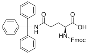 Structure of Fmoc GlnTrt OH CAS 132327 80 1 - Z-Gln(Trt)-OH CAS 132388-60-4