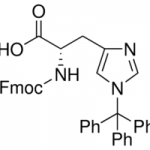 Structure of Fmoc-His(Trt)-OH CAS 109425-51-6