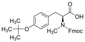 Structure of Fmoc-N-Me-Tyr(tBu)-OH CAS 133373-24-7