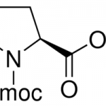 Structure of Fmoc-Pro-OH CAS 71989-31-6