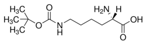 Structure of H-Lys(Boc)-OH CAS 2418-95-3