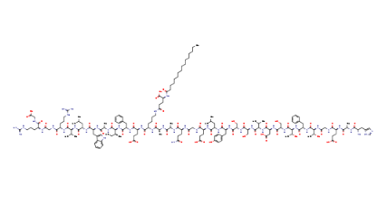 Structure of LiraglutideAcetate CAS 204656-20-2
