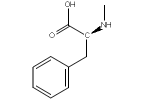 Structure of N-Methyl-L-phenylalanine CAS 2566-30-5