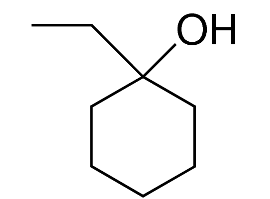 Structure of 1 Ethylcyclohexanol CAS 1940 18 7 543x400 - 5,5'-Dichloro-11-diphenylamino-3,3'-diethyl-10,12- CAS 53655-17-7