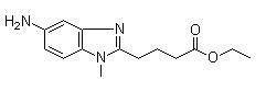 Structure of 1 Methyl 5 amino 1H benzimidazole 2 butanoic acid ethyl ester CAS 3543 73 5 - BMS-707035 CAS 729607-74-3