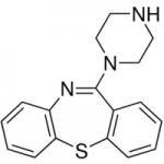 Structure of 11-(1-Piperazinyl)dibenzo[b,f][1,4]thiazepine CAS 5747-48-8