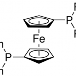 Structure of 1,1'-Bis(diphenylphosphino)ferrocene CAS 12150-46-8