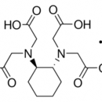 Structure of 1,2-CYCLOHEXANEDIAMINETETRAACETIC ACID MONOHYDRATE CAS 125572-95-4