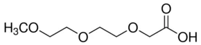 Structure of 2-(2-(2-methoxyethoxy)ethoxy) acetic acid CAS 16024-58-1