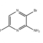 Structure of 2-Amino-3-bromo-6-chloropyrazine CAS 212779-21-0