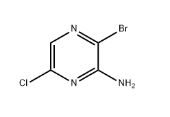 Structure of 2 Amino 3 bromo 6 chloropyrazine CAS 212779 21 0 - GW3965 HCl CAS 405911-17-3