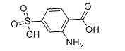 Structure of 2-Amino-4-sulfobenzoic acid CAS 98-43-1