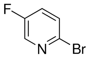 Structure of 2-Bromo-5-fluoropyridine <span class="caps">CAS</span> 41404-58-4 Structure of 2-Bromo-5-fluoropyridine CAS 41404-58-4