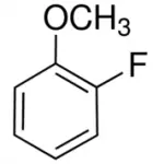Structure of 2-Fluoroanisole CAS 321-28-8