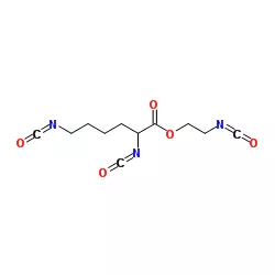 Structure of 2 Isocyanatoethyl 26 diisocyanatocaproate CAS 69878 18 8 - 2-Isocyanatoethyl 2,6-diisocyanatocaproate CAS 69878-18-8