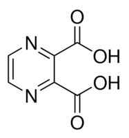 Structure of 2,3-Pyrazinedicarboxylicacid CAS 89-01-0