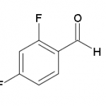 Structure of 2,4-Difluorobenzaldehyde CAS 1550-35-2