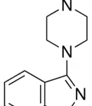 Structure of 3-(1-Piperazinyl)-1,2-benzisothiazole CAS 87691-87-0