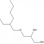 Structure of 3-[2-(Ethylhexyl)oxyl]-1,2-propandiol CAS 70445-33-9