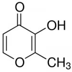 Structure of 3-Hydroxy-2-methyl-4-pyrone CAS 118-71-8