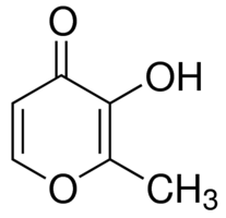 Structure of 3-Hydroxy-2-methyl-4-pyrone <span class="caps">CAS</span> 118-71-8 Structure of 3-Hydroxy-2-methyl-4-pyrone CAS 118-71-8