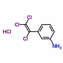 Structure of 3-(trichlorovinyl)anilinium chloride CAS 81972-27-2