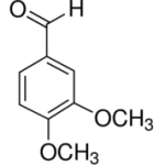Structure of 3,4-dimethoxybenzaldehyde CAS 120-14-9