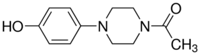 Structure of 4-(1-Acetylpiperazin-4-yl)phenol <span class="caps">CAS</span> 67914-60-7 Structure of 4-(1-Acetylpiperazin-4-yl)phenol CAS 67914-60-7