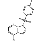 Structure of 4-Chloro-7-tosyl-7H-pyrrolo[2,3-d]pyrimidine CAS 479633-63-1