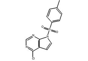 Structure of 4-Chloro-7-tosyl-7H-pyrrolo[2,3-d]pyrimidine CAS 479633-63-1