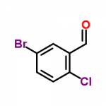 Structure of 5-Bromo-2-chlorobenzaldehyde CAS 189628-37-3