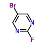 Structure of 5-Bromo-2-fluoropyrimidine CAS 62802-38-4