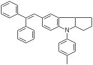 Structure of 7-(2,2-Diphenylethenyl)-4-p-tolyl-1,2,3,3a,4,8b-hexahydrocyclopent[b]indole CAS 213670-22-5