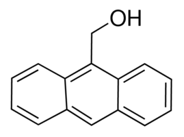 Structure of 9-Anthracenemethanol CAS 1468-95-7