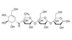 Structure of Acarbose CAS 56180-94-0