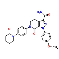 Structure of Apixaban CAS 503612-47-3