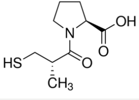 Structure of Captopril CAS 62571-86-2