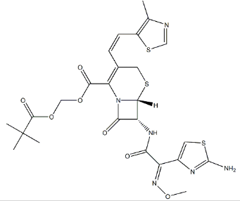 Structure of Cefditoren pivoxil CAS 117467 28 4 - Alfacalcidol CAS 41294-56-8